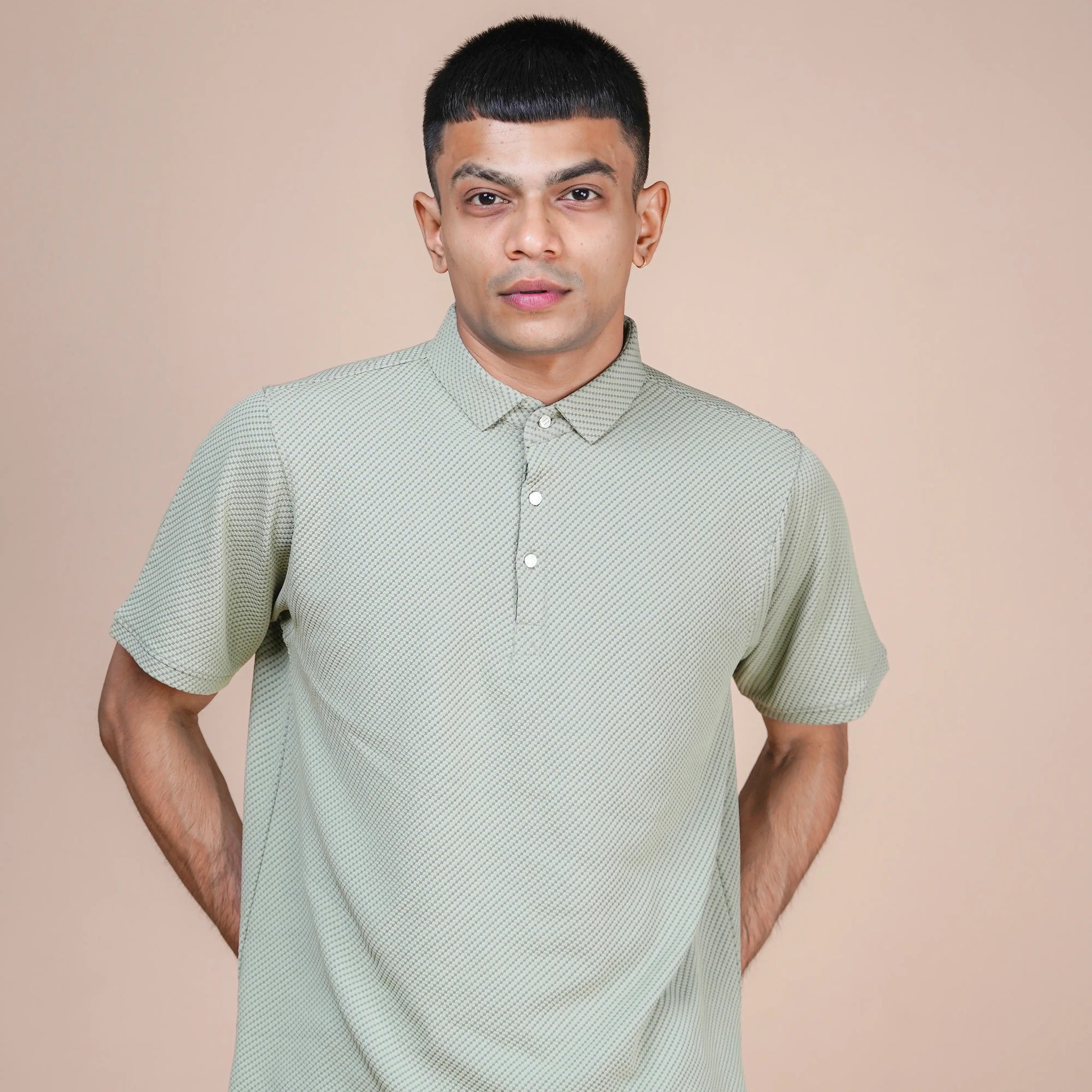 Pista Green Polo POLO TSHIRT | EDGE by OURON